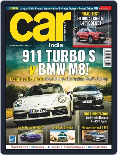 Car India June 1st, 2020 Digital Back Issue Cover