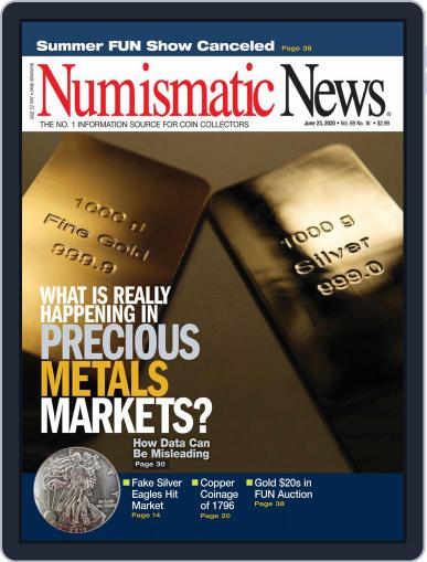 Numismatic News June 23rd, 2020 Digital Back Issue Cover