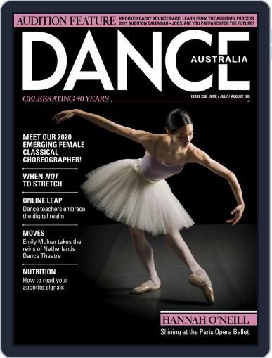 Dance Australia June 1st, 2020 Digital Back Issue Cover