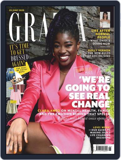 Grazia June 29th, 2020 Digital Back Issue Cover