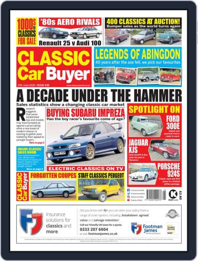 Classic Car Buyer June 17th, 2020 Digital Back Issue Cover