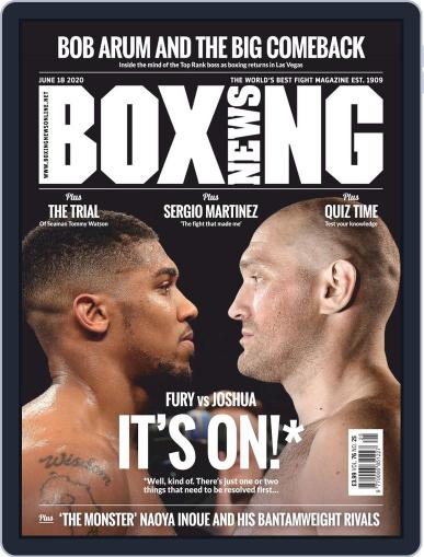 Boxing News June 18th, 2020 Digital Back Issue Cover