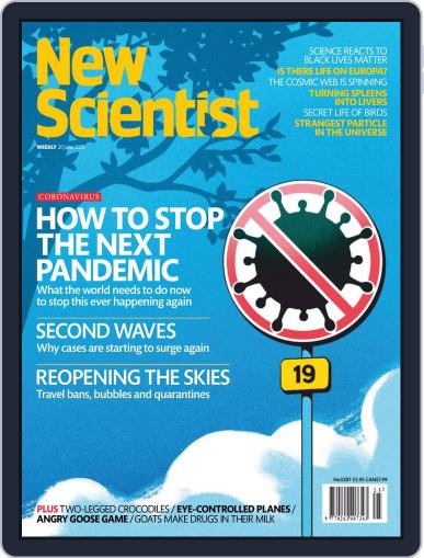 New Scientist International Edition June 20th, 2020 Digital Back Issue Cover