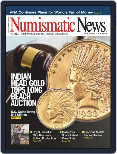 Numismatic News June 30th, 2020 Digital Back Issue Cover
