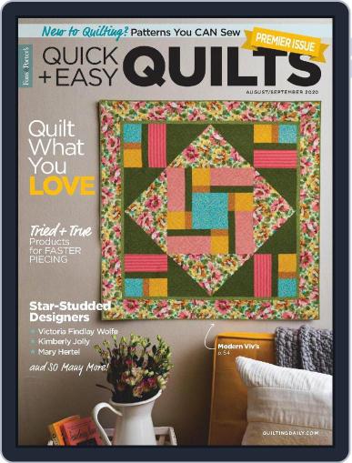 QUICK QUILTS August 1st, 2020 Digital Back Issue Cover