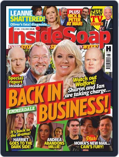 Inside Soap UK June 27th, 2020 Digital Back Issue Cover
