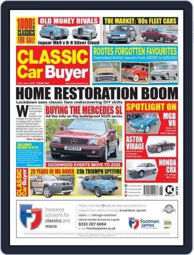 Classic Car Buyer June 24th, 2020 Digital Back Issue Cover