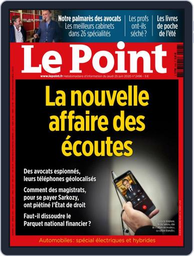 Le Point June 25th, 2020 Digital Back Issue Cover