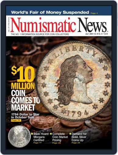 Numismatic News July 7th, 2020 Digital Back Issue Cover