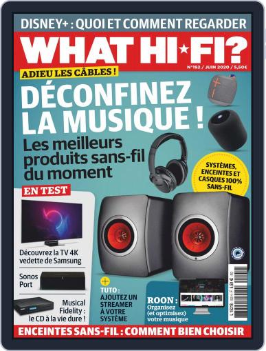 What Hifi France June 1st, 2020 Digital Back Issue Cover