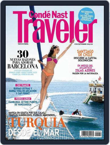 Condé Nast Traveler España August 22nd, 2012 Digital Back Issue Cover