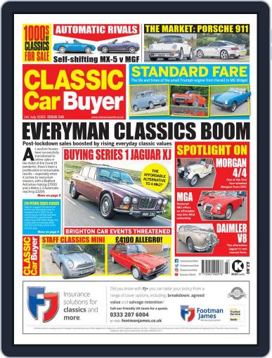 Classic Car Buyer July 1st, 2020 Digital Back Issue Cover
