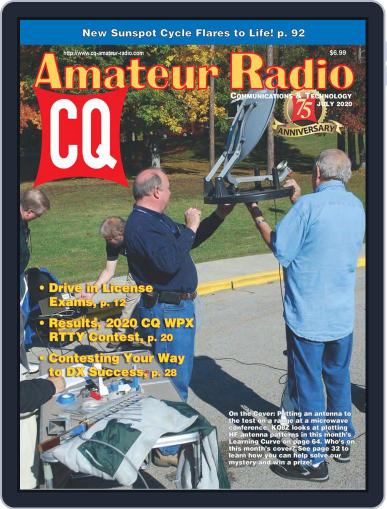 CQ Amateur Radio July 1st, 2020 Digital Back Issue Cover