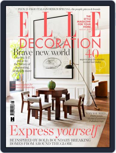 Elle Decoration UK August 1st, 2020 Digital Back Issue Cover