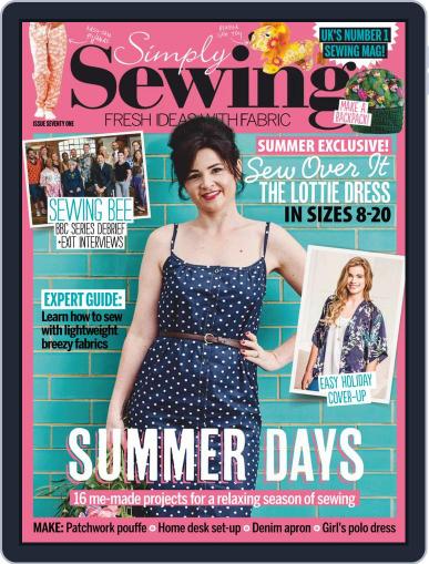 Simply Sewing August 1st, 2020 Digital Back Issue Cover