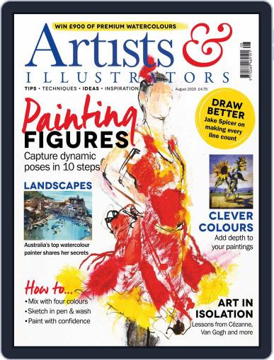 Artists & Illustrators August 1st, 2020 Digital Back Issue Cover
