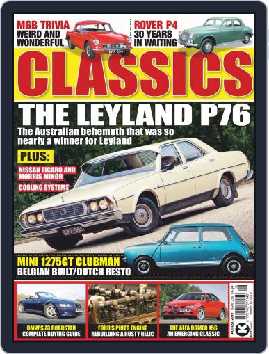 Classics Monthly August 1st, 2020 Digital Back Issue Cover
