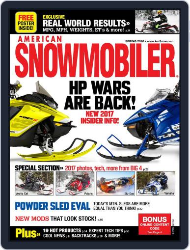 American Snowmobiler March 11th, 2016 Digital Back Issue Cover