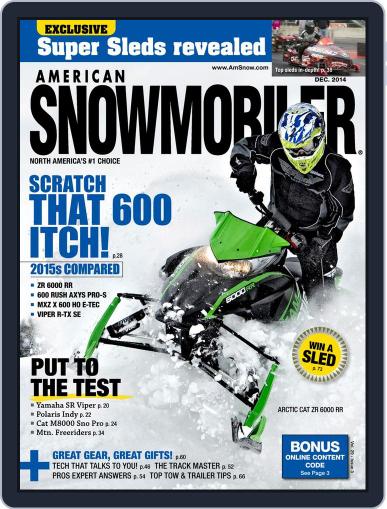American Snowmobiler December 1st, 2014 Digital Back Issue Cover