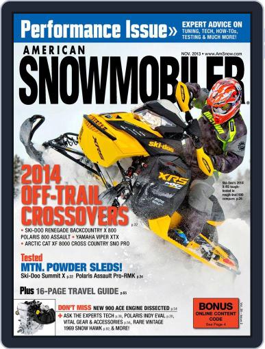 American Snowmobiler September 20th, 2013 Digital Back Issue Cover