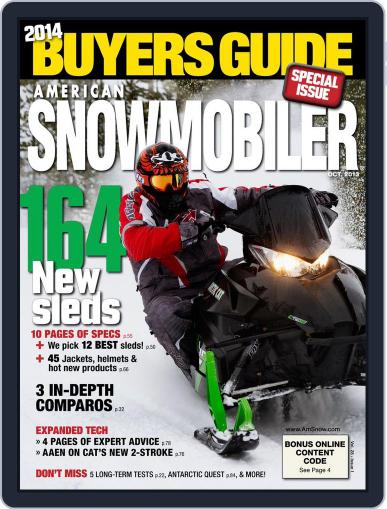 American Snowmobiler August 16th, 2013 Digital Back Issue Cover