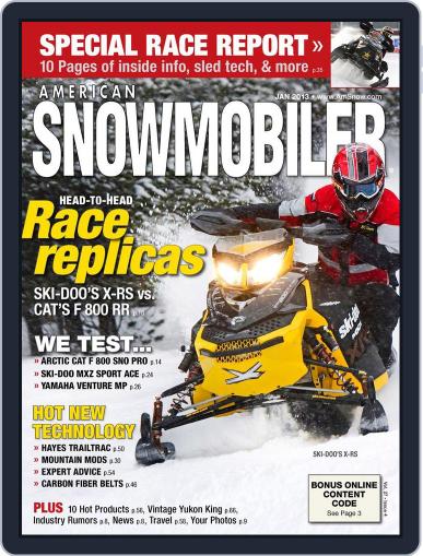 American Snowmobiler December 1st, 2012 Digital Back Issue Cover