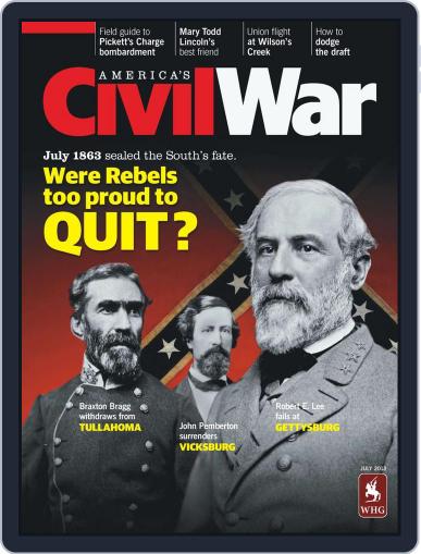 America's Civil War April 30th, 2013 Digital Back Issue Cover