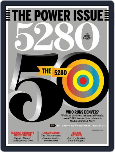 5280 November 25th, 2011 Digital Back Issue Cover
