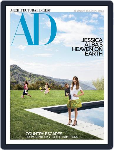 Architectural Digest June 1st, 2019 Digital Back Issue Cover