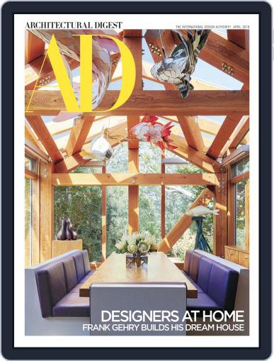 Architectural Digest April 1st, 2019 Digital Back Issue Cover