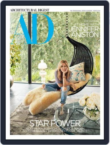 Architectural Digest March 1st, 2018 Digital Back Issue Cover