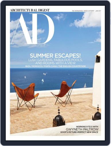 Architectural Digest June 1st, 2017 Digital Back Issue Cover