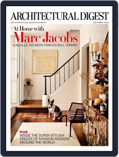 Architectural Digest July 29th, 2016 Digital Back Issue Cover