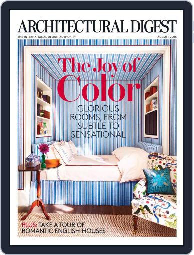 Architectural Digest August 1st, 2015 Digital Back Issue Cover
