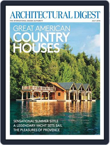 Architectural Digest June 10th, 2014 Digital Back Issue Cover
