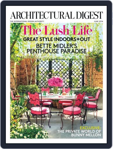 Architectural Digest May 6th, 2014 Digital Back Issue Cover