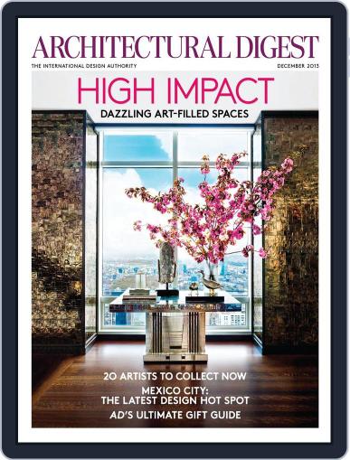 Architectural Digest October 29th, 2013 Digital Back Issue Cover