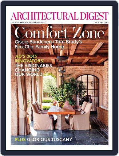 Architectural Digest September 3rd, 2013 Digital Back Issue Cover