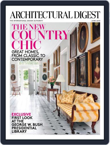 Architectural Digest April 30th, 2013 Digital Back Issue Cover