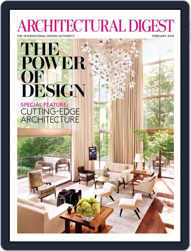 Architectural Digest January 9th, 2013 Digital Back Issue Cover