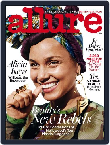Allure February 1st, 2017 Digital Back Issue Cover