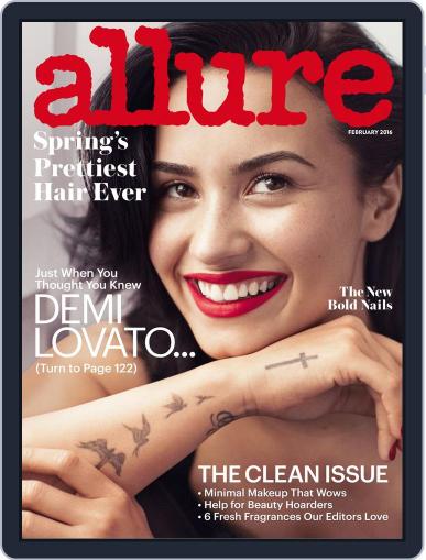 Allure February 1st, 2016 Digital Back Issue Cover