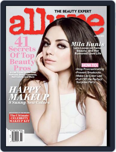 Allure February 12th, 2013 Digital Back Issue Cover