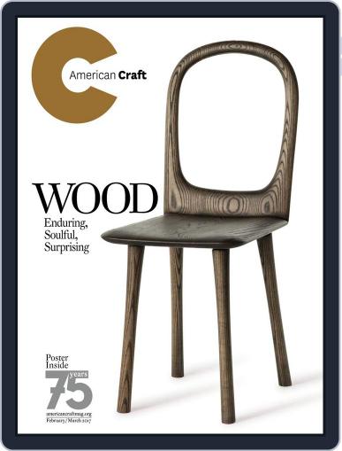 American Craft February 1st, 2017 Digital Back Issue Cover