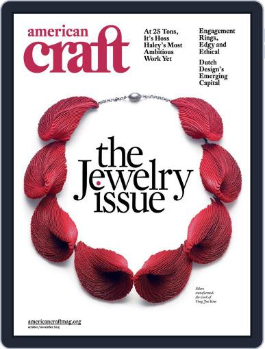 American Craft October 1st, 2015 Digital Back Issue Cover