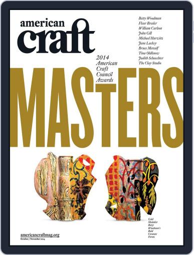 American Craft October 1st, 2014 Digital Back Issue Cover