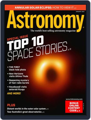 Astronomy January 1st, 2020 Digital Back Issue Cover