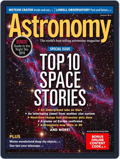 Astronomy January 1st, 2019 Digital Back Issue Cover