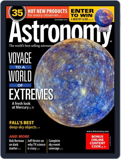Astronomy November 1st, 2018 Digital Back Issue Cover