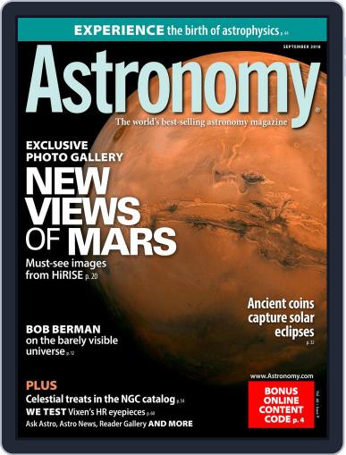 Astronomy September 1st, 2018 Digital Back Issue Cover